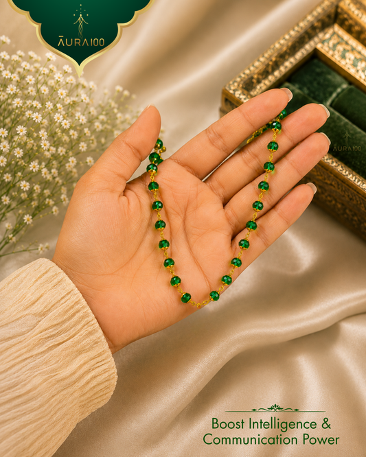 Premium Green Crystal Spiritual Healing Necklace