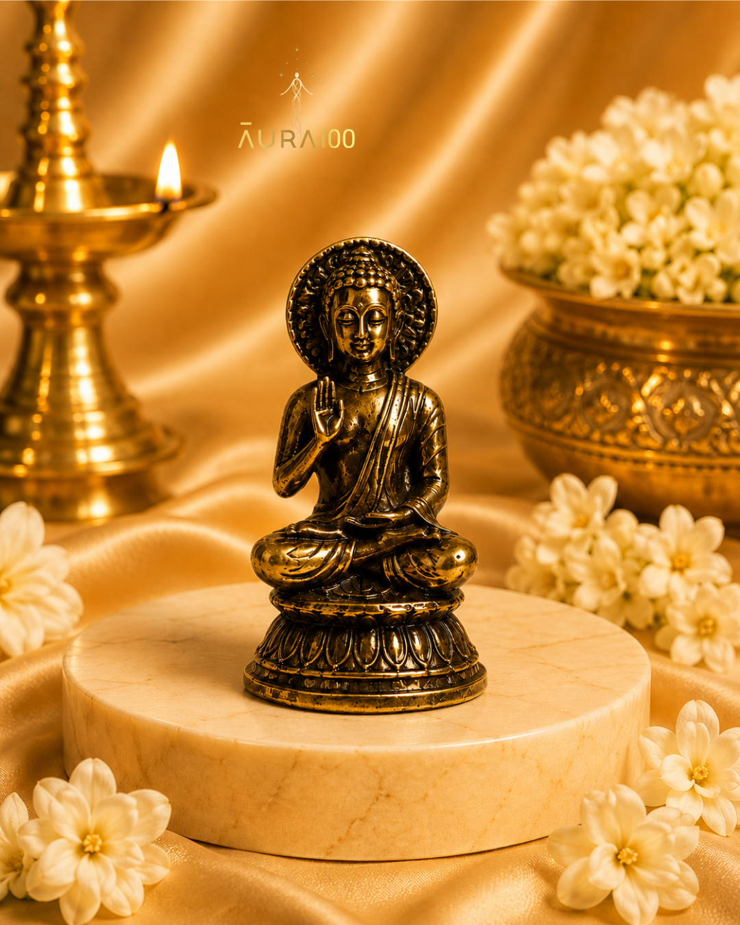 Abhaya Mudra Buddha Statue