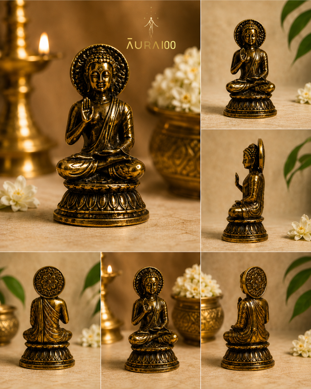 Abhaya Mudra Buddha Statue
