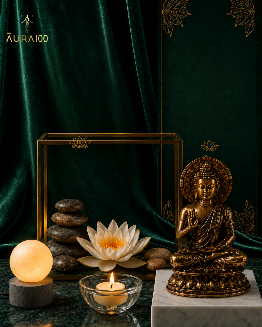 Abhaya Mudra Buddha Statue