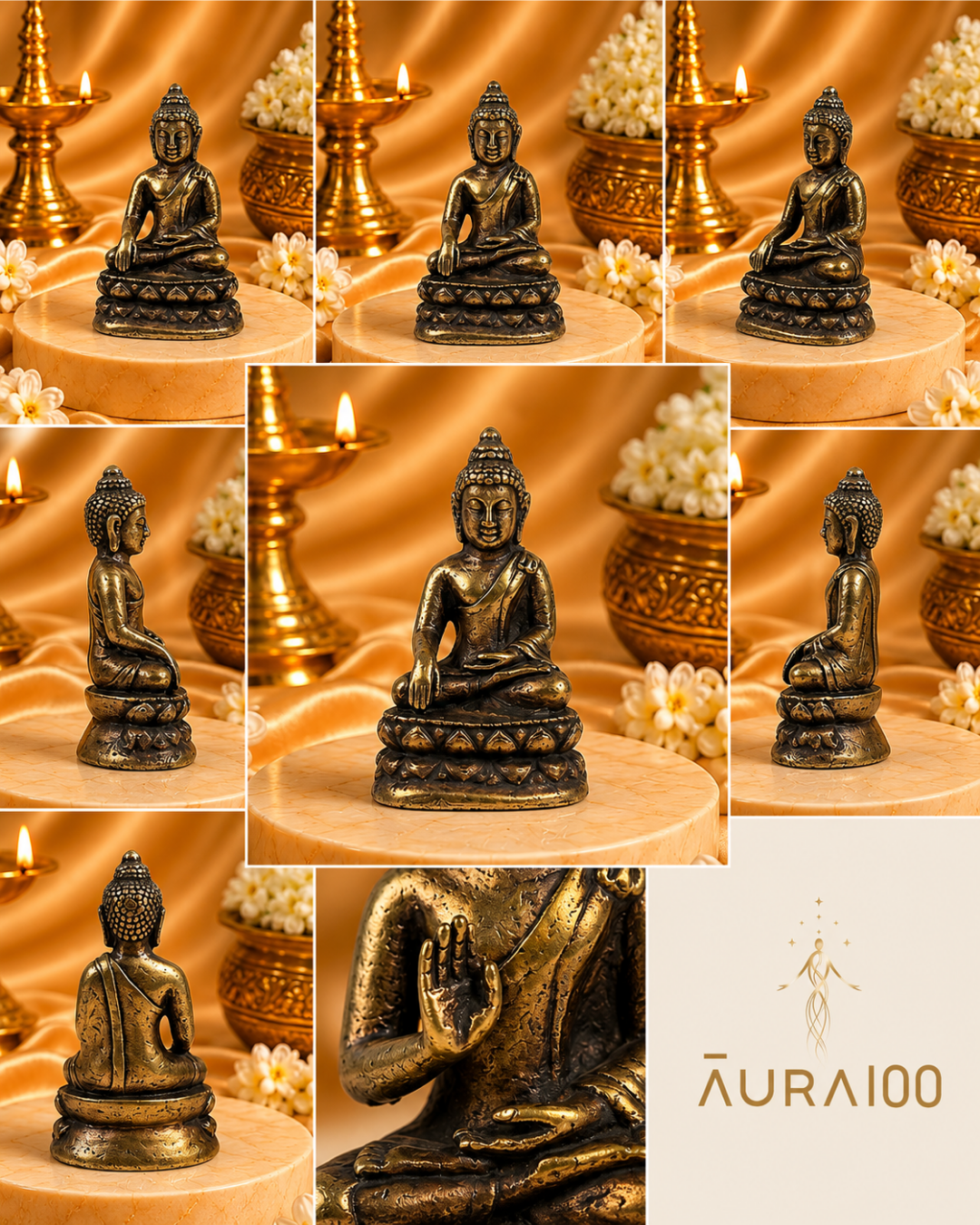 Bhumisparsha Mudra Buddha Statue