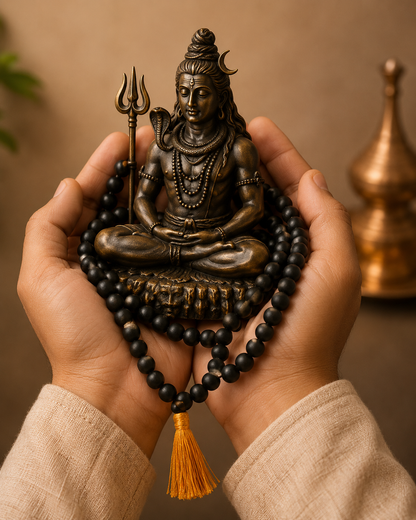 Authentic Ebony Wood Meditation Mala