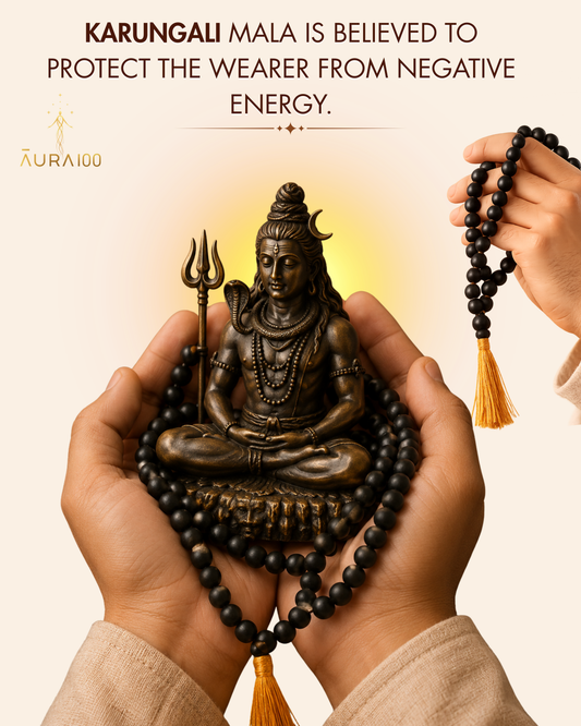 Authentic Ebony Wood Meditation Mala