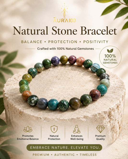 Mixed Gemstone Natural Stone Spiritual Healing Bracelet