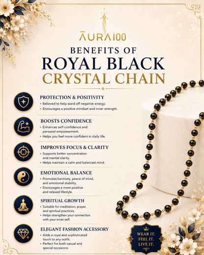Obsidian Meditation Necklace