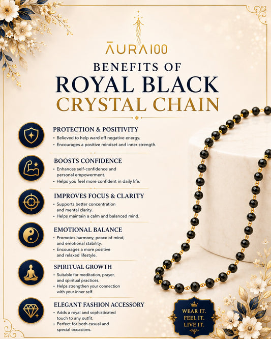 Obsidian Meditation Necklace