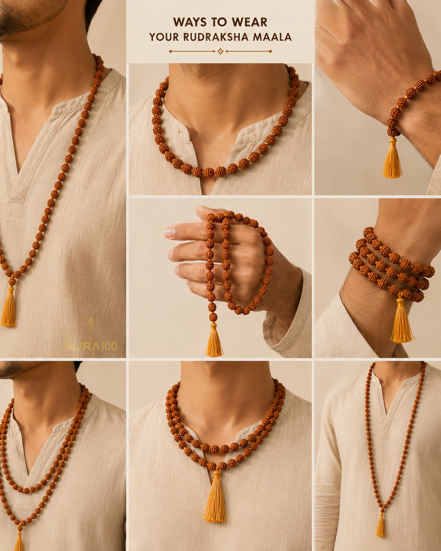Authentic Rudraksha Meditation Mala