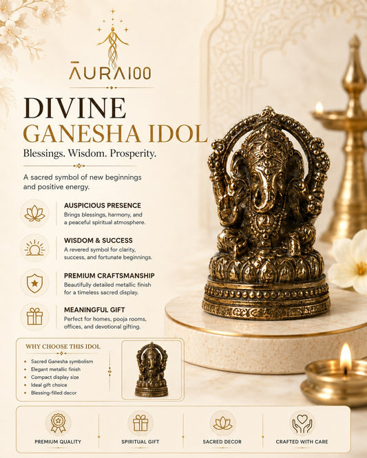 Lord Ganesha Seated Statue