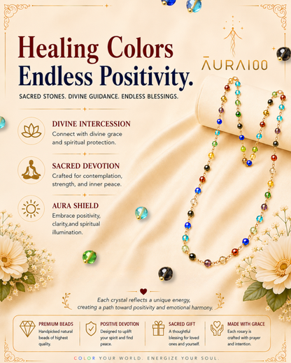 Multi-Chakra Crystal Spiritual Healing Necklace