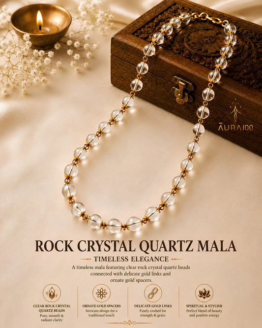 Clear Quartz Crystal Necklace