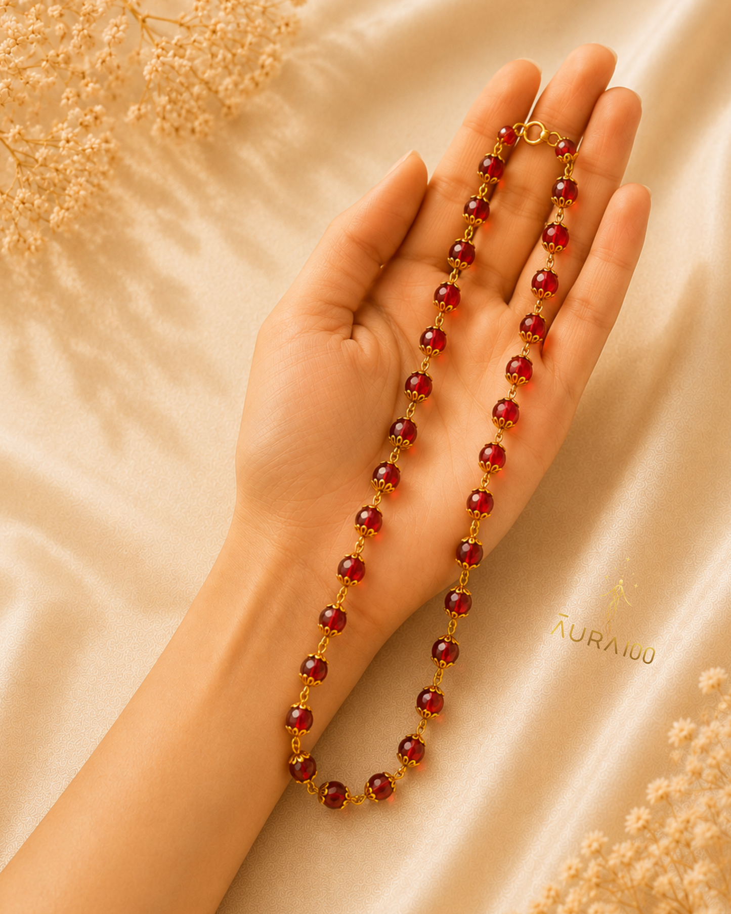 Sacral Red Crystal Necklace