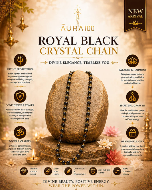 Obsidian Meditation Necklace