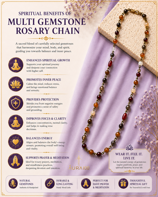 Premium Harmony Multi-Gemstone Necklace