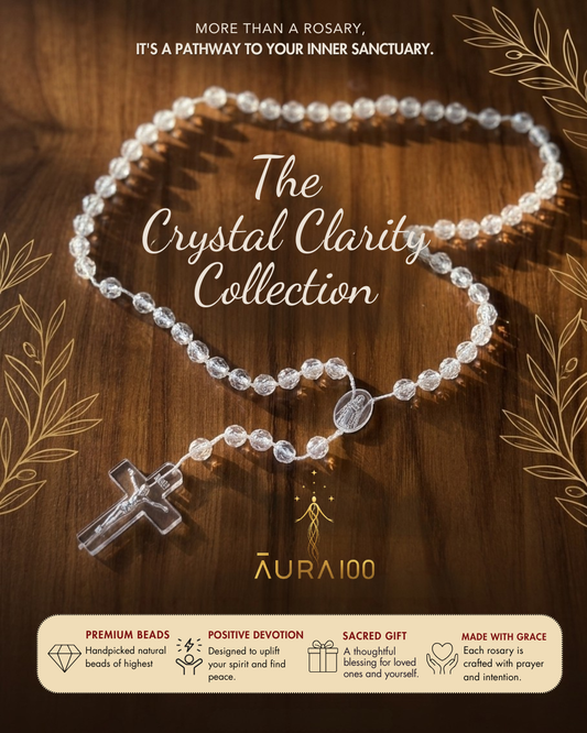 Diamond Clear Crystal Rosary
