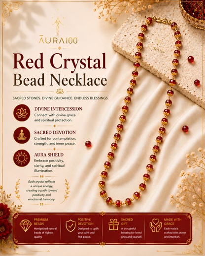 Sacral Red Crystal Necklace