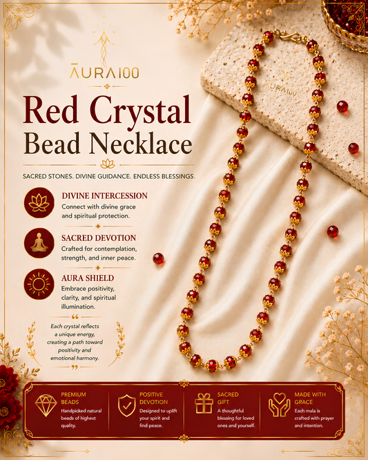 Sacral Red Crystal Necklace